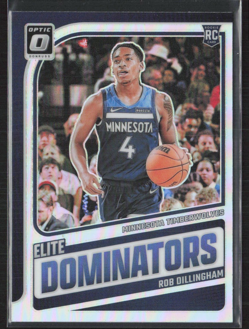 2024-25 Donruss Optic #1 Rob Dillingham Elite Dominators Holo