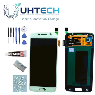 Écran Complet Blanc pour Samsung Galaxy S6 (G920F) - Reconditionné - Photo 1/4