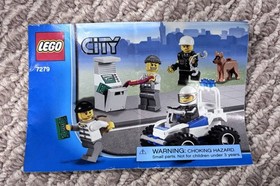 2 Lego&reg; City - 7741 Police Helicopter And 7279- ATM Break-in 100% Complete
