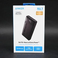 Anker 20000mAh 15W Power Bank - Black