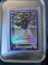 2022 Topps Chrome - Keston Hiura Autograph Purple Refractor  67/250 #CVA-KH