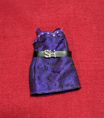 Shadow High Rainbow Vision Costume Ball Demi Batista Purple Dress W/ Belt