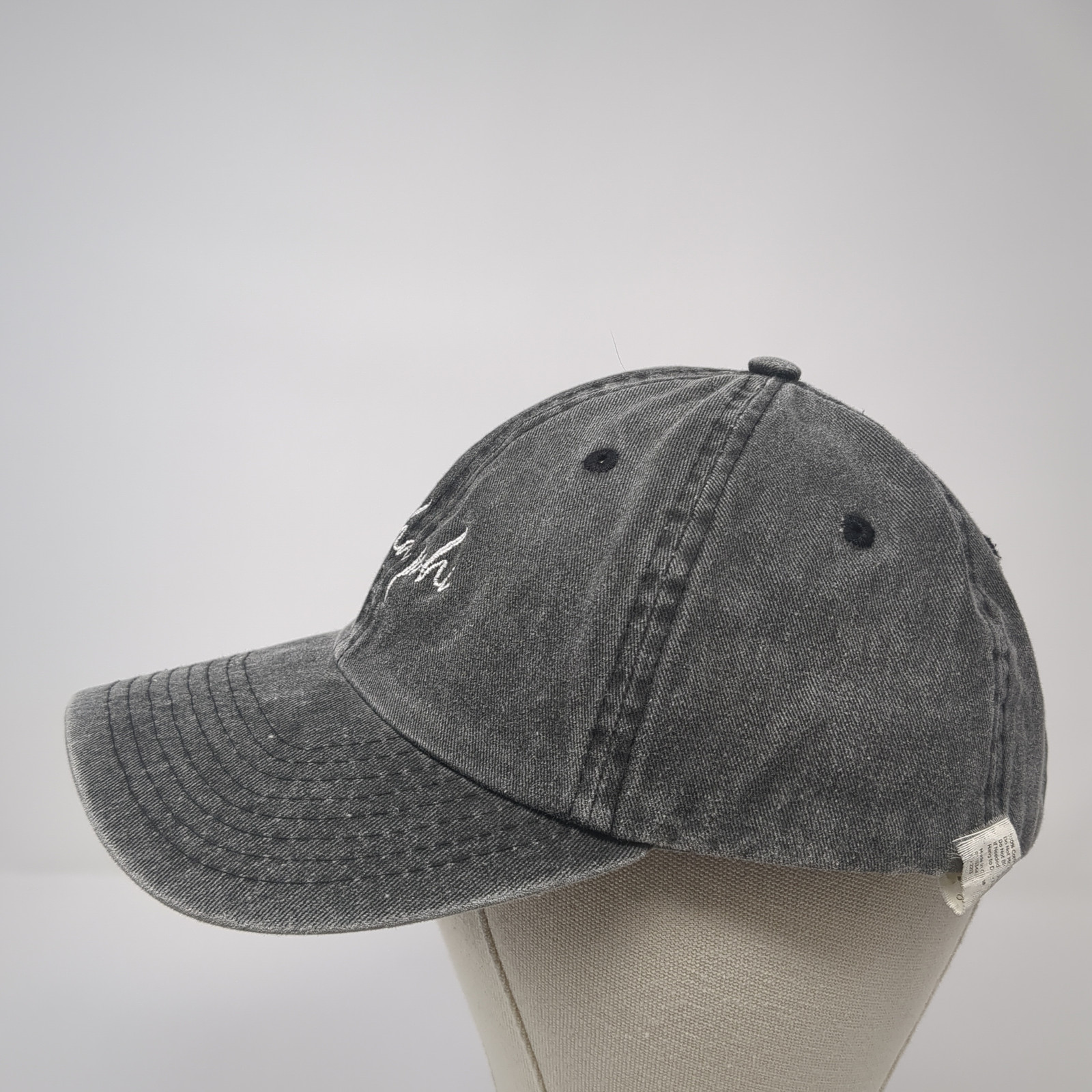 Alpha Phi Slideback Baseball Cap Gray One Size Ad… - image 3