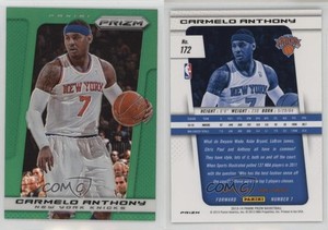 2013-14 Panini Prizm Retail Green Prizm Carmelo Anthony #172 HOF