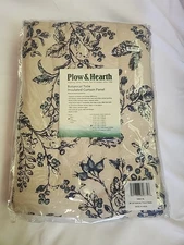 Plow & Hearth Botanical Toile Insulated Curtain Panel 42" x 96" (52B24) Blue