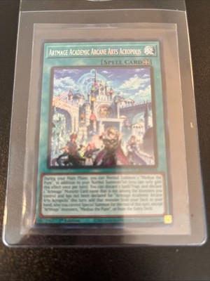 ARTMAGE ACADEMIC ARCANE ARTS ACROPOLIS RARE DUAD-EN054 1ST EDITION 
