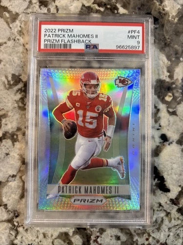 2022 Panini Prizm - Prizm Flashback Patrick Mahomes II #PF-4 Silver Prizm