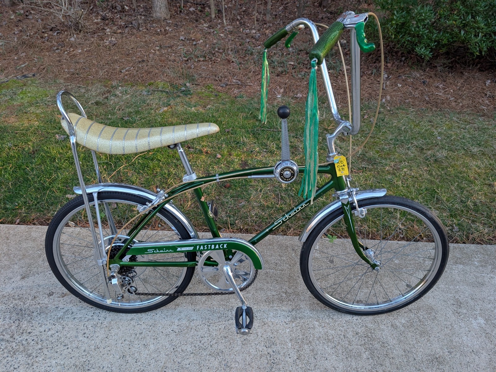 SCHWINN 1968 CAMPUS GREEN Bicycle 5 speed FASTBACK STINGRAY 