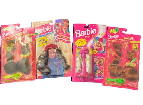 Barbie Hair Accessories, lot of 4