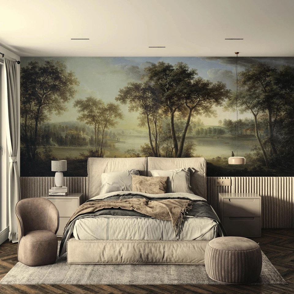 Mural Pinturas Clásicas, Papel Pintado Arte de Europa. Calcomanía de paisaje escénico Foto 3 de 4