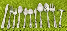 International ROSE LACE Decorator Stainless Burnished Flatware SMART CHOICE E67G