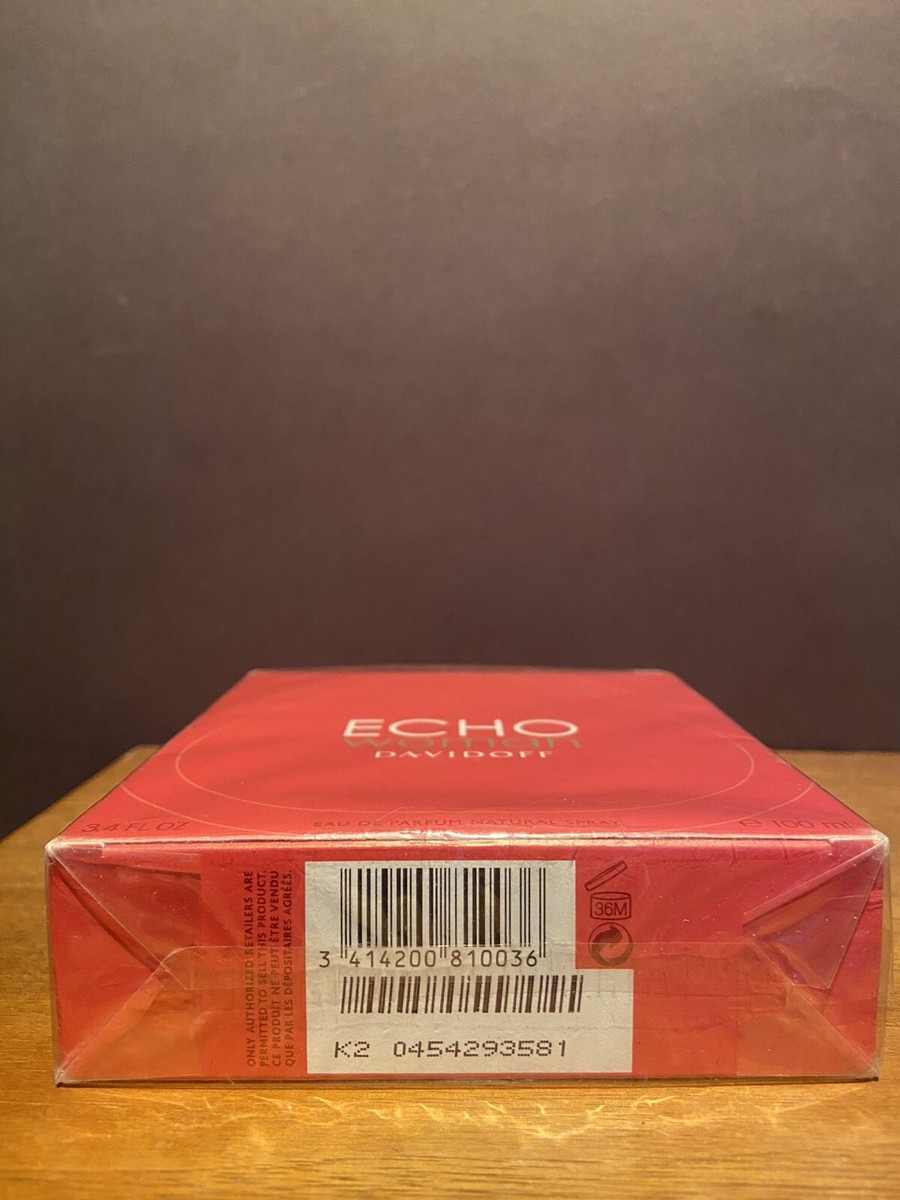 廃盤✨未開封✨ ダビドフ エコー 100ml ECHO davidoff ECHO Women Davidoff 3.4 FL. OZ / 100 ML Eau de Parfum Spray