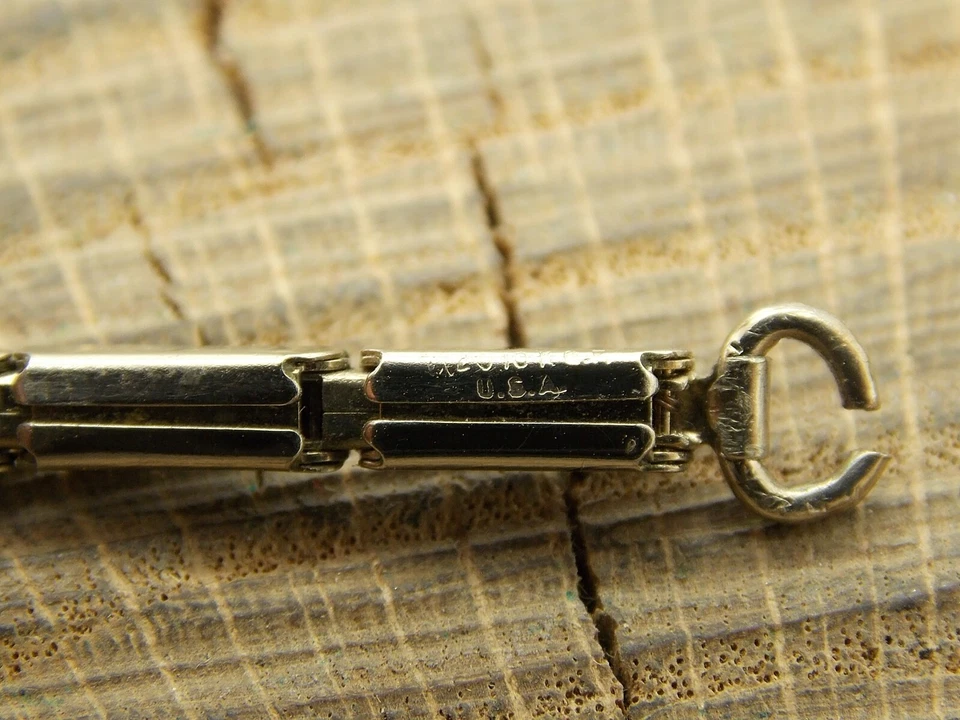 Triumph Vintage Expansion Gold Filled Ladies Watch Band Ring End NOS Unused USA Foto 3 de 4