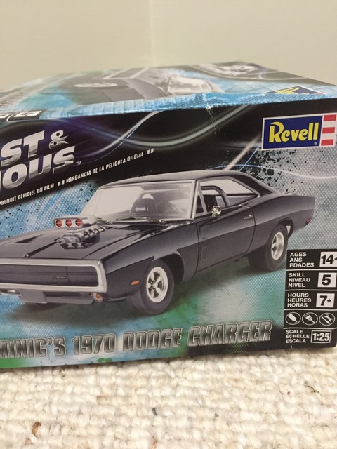 revell fast & furious dominic's 1970 dodge charger plastic model kit