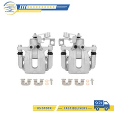 Brake Calipers Rear Left Right w/ Bracket Pair For 2011-2016 Hyundai Elantra