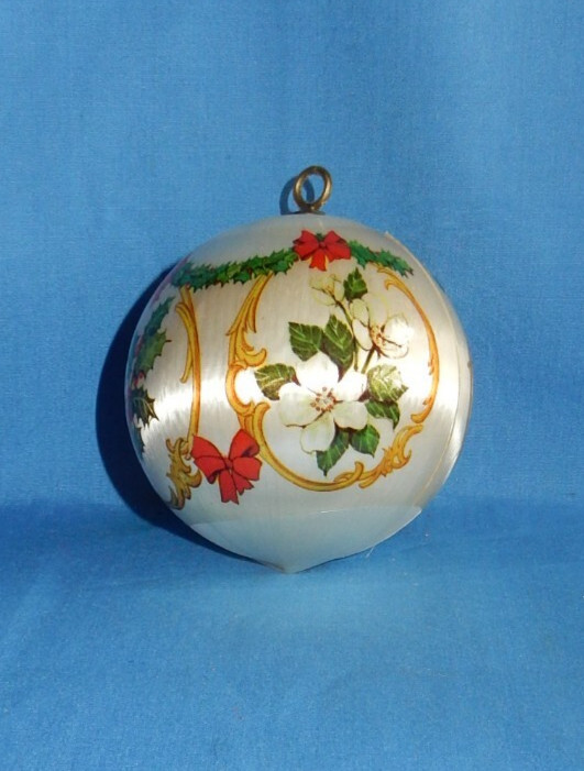 Vintage WWA 1979 Grandmother Satin Christmas Ornament