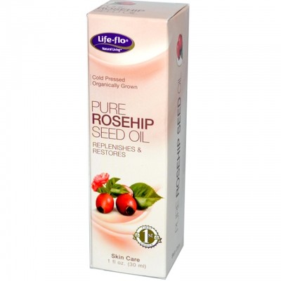 Reines Hagebuttenkernöl, Hautpflege, 1 oz (30 ml) - Life Flo Gesundheit