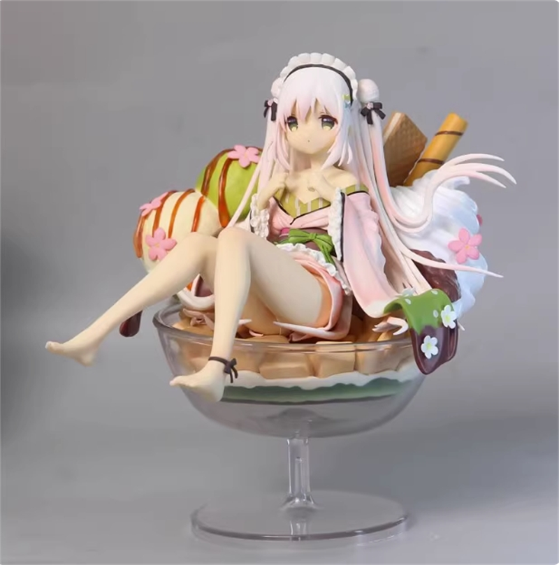 Native 1/6 Gk Shiratama Komame Parfait Kimono Girl Pvc Figure