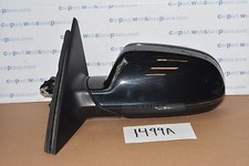 10 11 12 13 14 Audi A4 DRIVER side Mirror Used Power Black Color #1499-A