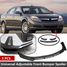 Add-on Universal Black Fit For 2007-2009saturn Aura Front Lip Spoiler Splitter Add-on Universal Black Fit For 2007-2009saturn Aura Front Lip Spoiler Splitter