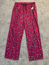 WIT Seriously Funny Pajama Pants Women Sz XL Wine Glasses  Bottles PrintNWT E8
