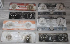 LOT OF 7 Lincoln Electric Face Plates for Model #S-200 Welder.