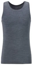 Falke Mens Daily ClimaWool Singlet Top - Dark Grey Heather