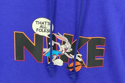 Nike Dri-FIT Standard Issue x Space Jam Light Concord Hoodie Men Sz L DJ3889-471 - Picture 2 of 7