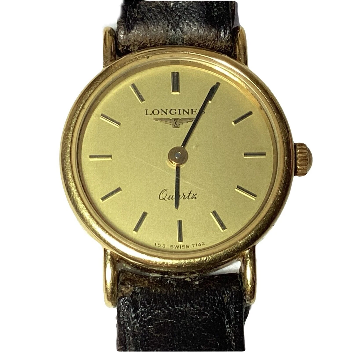 Longines quartz gold sale