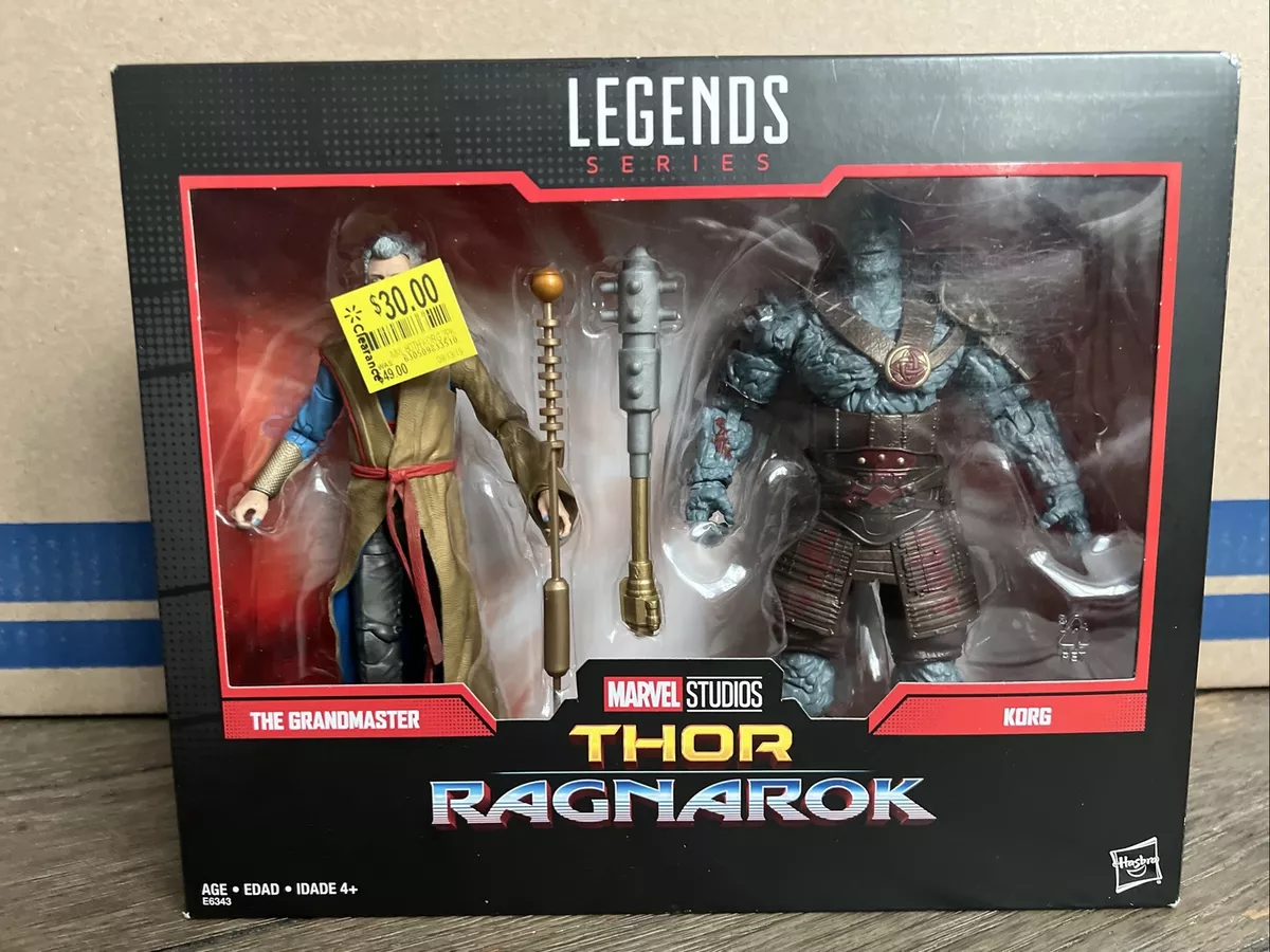 Marvel Legends 80Th Anniversary (Thor Ragnarok) Grandmaster e Korg