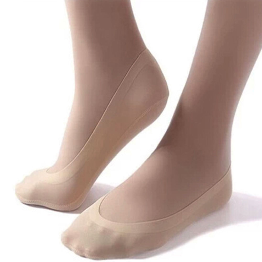 Calzini Fantasmini Donna - 5 Paia Invisibili Antiscivolo Per Tacchi Alti E Scarpe Aperte - Foto 7