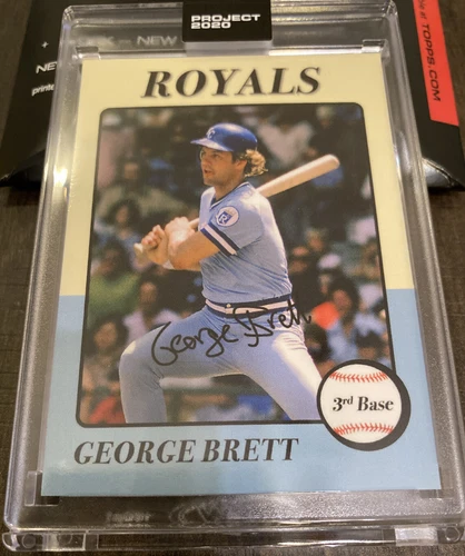 Topps PROJECT 2020 Card 112 - 1975 George Brett by Oldmanalan