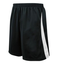 High Five Youth Unisex Albion 25381 Size Medium Black White Soccer Shorts New