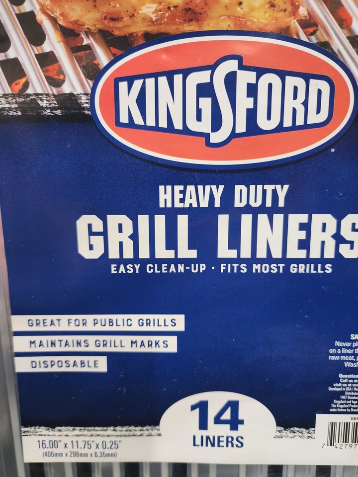 Kingsford Heavy Duty Aluminum Grill Liners Grill Liners Disposable Pack