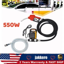 60L/min Electric Fuel Transfer Pump Diesel Kerosene Oil Self-Priming Diesel Pump