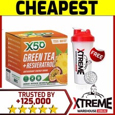 GREEN TEA X50 60 SERVES // WEIGHT LOSS DETOX ENERGY ANTIOXIDANT TRIBECCA HEALTH