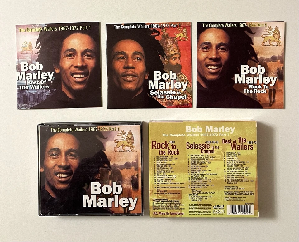 BOB MARLEY THE COMPLETE WAILERS 1967-1972 PART 1 NEAR MINT 3CD SET  - Image 3 of 4