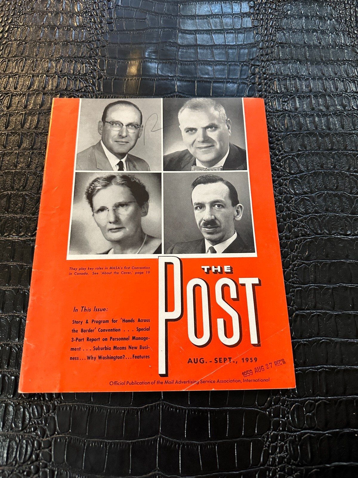 AUGUST/SEPTEMBER 1959 THE POST mail advertising trade magazine (MI) | eBay