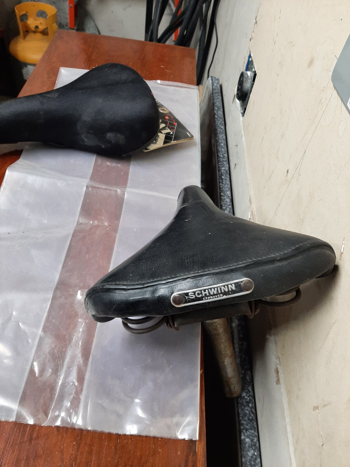 Two Vintage Bicycle Seats eBay