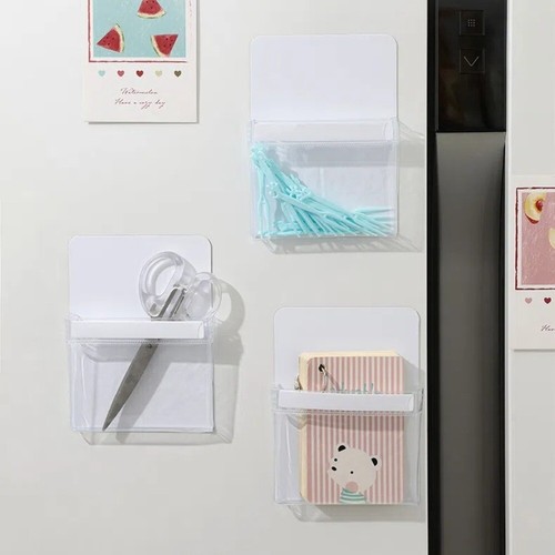 Refrigerator Side Door Refrigerator Magnetic Bag Stationery Organizer Box Home - Picture 7 of 7