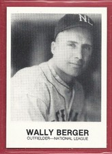 1983 Renata Galasso 5th Series - #4 - Wally Berger - Boston Braves