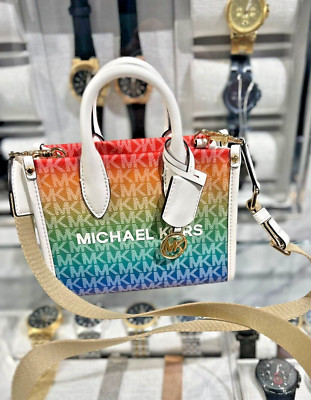 Michael Kors Mirella Extra-Small Shopper Crossbody Handbag Purse