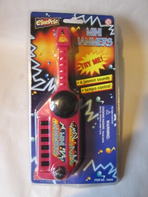 Kidz Toyz Electric Mini-Jammers Piano Guitar #7000 Music Sounds Kid Toys