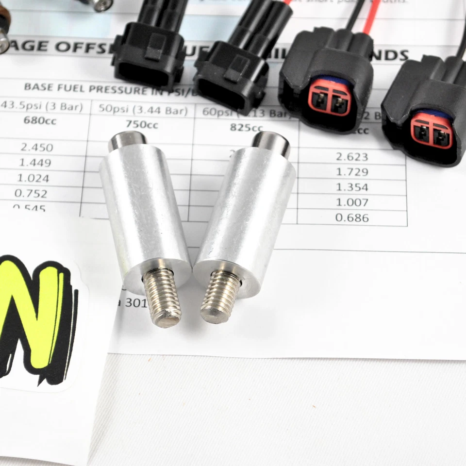 Inyectores de combustible Bosch Honda Civic Acura RSX K20 K24 R18 K20z1 K20z3 K24a4 410cc Foto 3 de 3