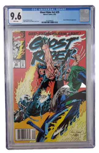 Ghost Rider #v2 #29 Marvel Comics 9/92 CGC Graded 9.6
