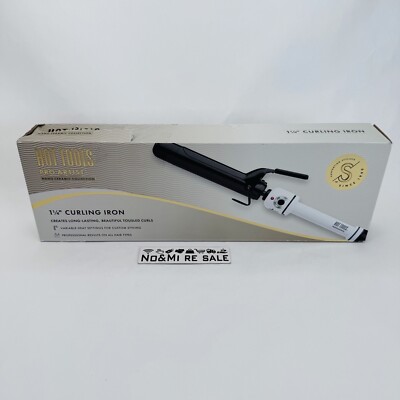 HOT TOOLS Pro Artist Nano Ceramic Curling Iron/Wand For Smooth Shiny Hair 1 1/4''