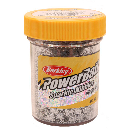 Berkley PowerBait Crappie Nibbles – Esca Morbida Ai Feromoni Per La Pesca All'Acqua Dolce (Scegli Colore)