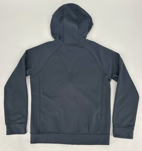 Adidas Hoodie Boys Large (14/16) Gray Blue Logo Surf Fleece Lined Full Zip Y2K - Picture 13 of 14