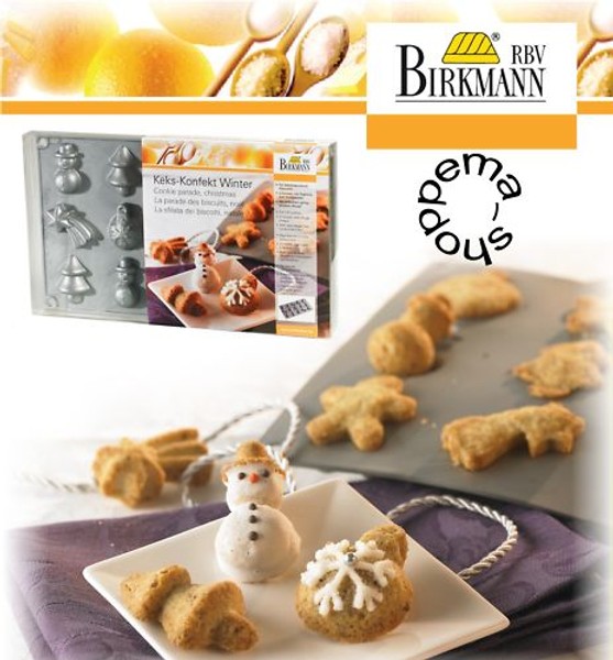 Backform Dessertform Kekse KleingebäCk 2Er Set Weihnachten Silikon Rbv Birkmann-image