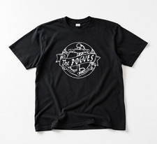 The Pogues T-Shirt - Anchor Logo, Irish, Punk Regular Unisex UK Fast Free Post